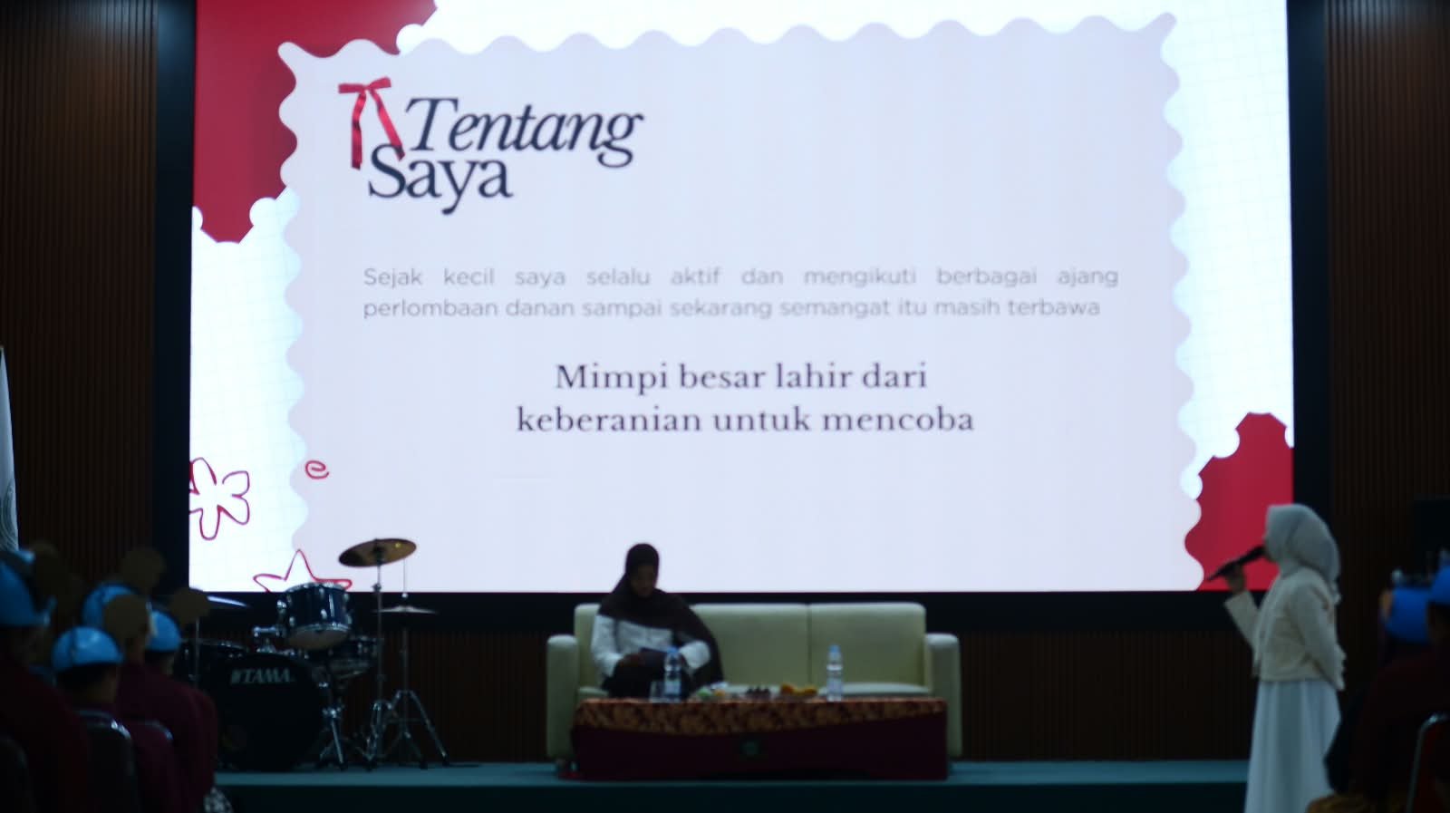 penyampean materi di acara diksar